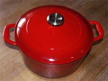 Beautiful enameled cast iron cookware