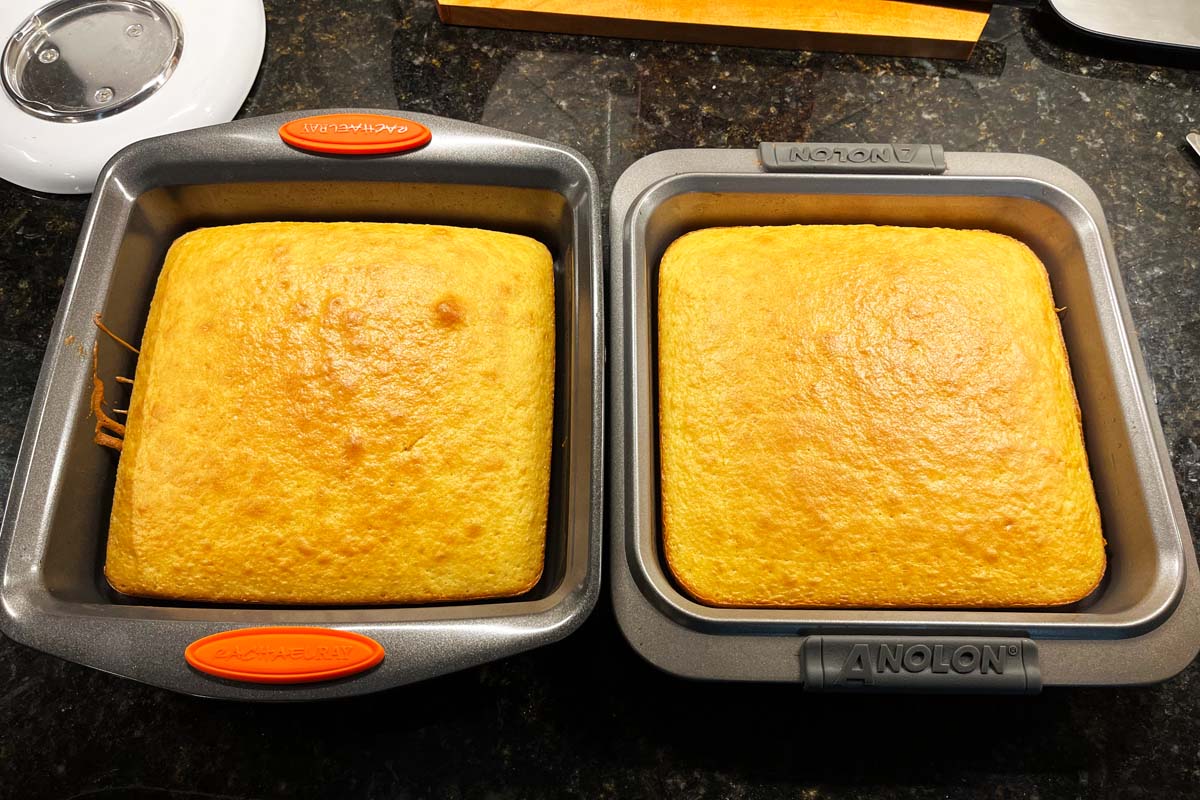 Rachael Ray Bakeware Oven Lovin' Nonstick Cookie Sheet, Loaf Pan, and Utensil Set, 4-Piece, Orange Handles