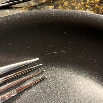 anolon scratches from metal utensil