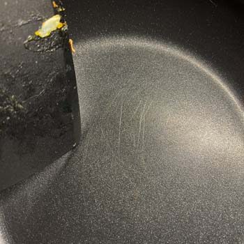 anolon scratches from plastic spatula