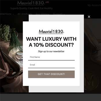 Mauviel website discount