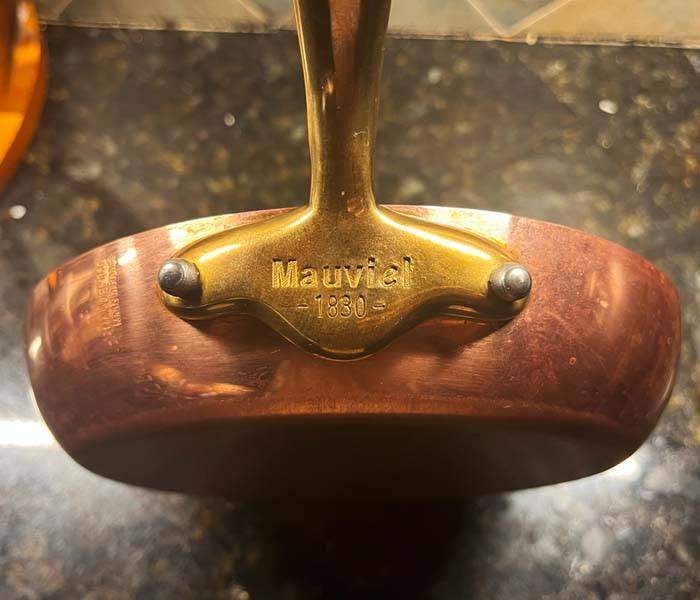 mauviel copper pan