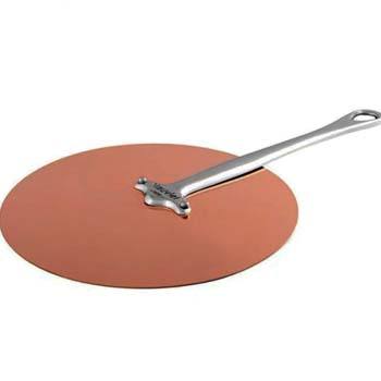 Mauviel M'6s Induction Compatible Copper Nonstick Frying Pan, 7.9-in