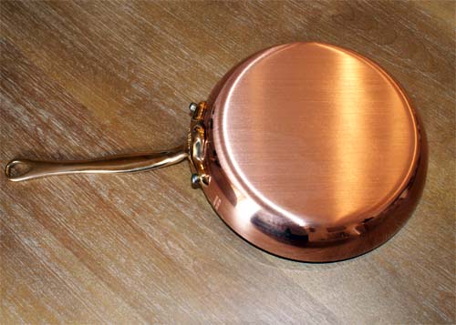 new copper pan bottom
