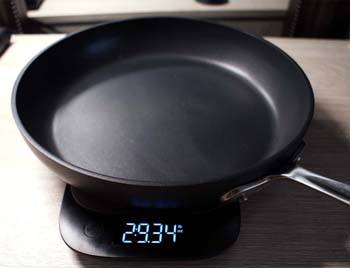 10' hard anodized aluminum skillet weight